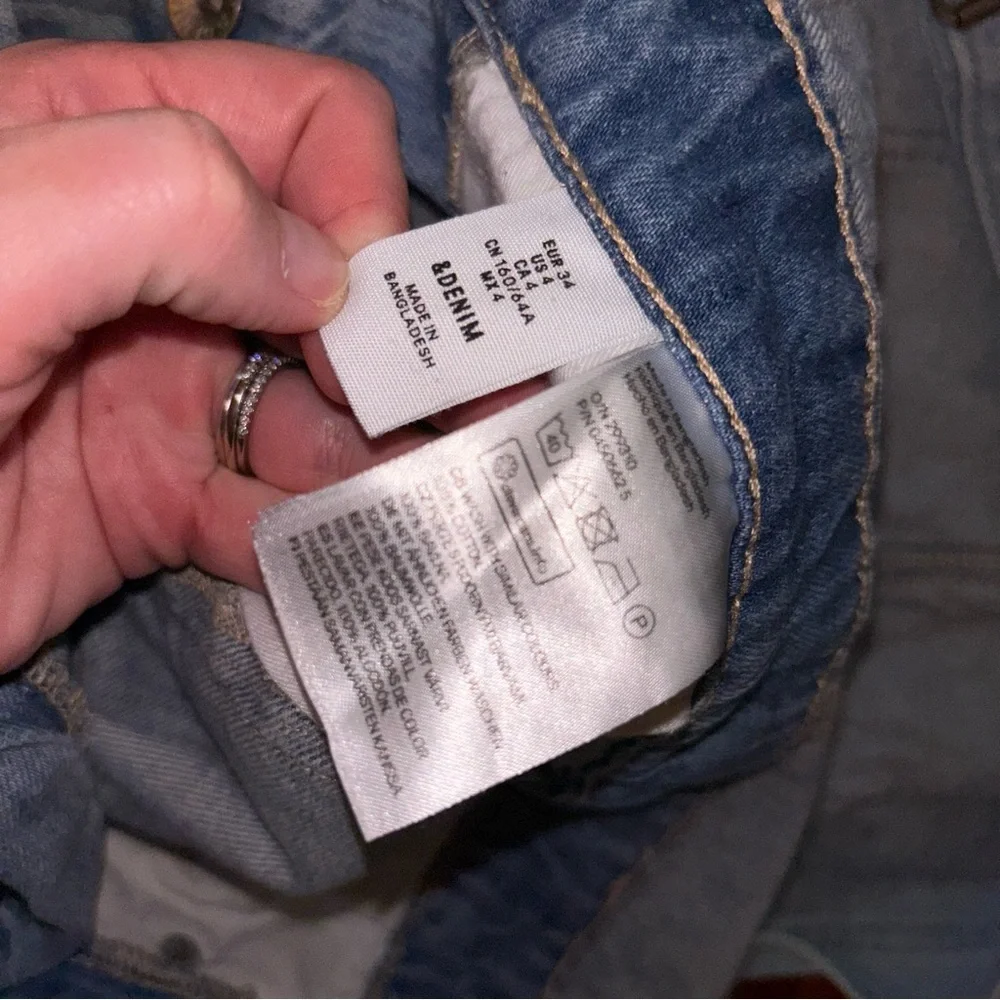 H&M Denim Overalls Sz 4 - Picture 4 of 5
